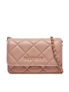 Valentino Torebka Ocarina VBS3KK52R Różowy. Czerwone listonoszki Valentino, bez wzorów, ze skóry, bez dodatków. Za 349,99 zł.