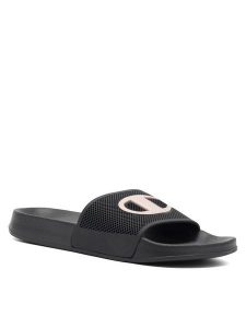 Champion Klapki SAMOA CORE S11626-KK001 Czarny. Czarne kalosze Champion, bez wzorów, z tworzywa sztucznego. Za 79,99 zł.