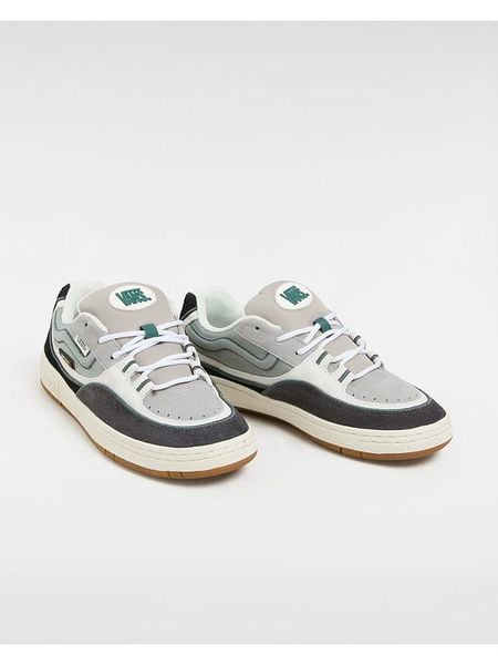 Vans Skórzane sneakersy w kolorze beżowo-antracytowym rozmiar: 39. Brązowe trampki Vans, bez wzorów, bez zapięcia. Za 162,11 zł.