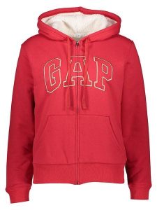 GAP Bluza w kolorze czerwonym rozmiar: L. Czerwone bluzy GAP, l, bez wzorów, bez kaptura. Za 189,95 zł.