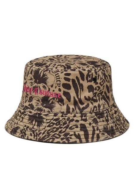 Juicy Couture Kapelusz Bot Bucket JCAWH125711 Brązowy. Brązowe kapelusze Juicy Couture, bez wzorów, z bawełny. Za 89,99 zł.