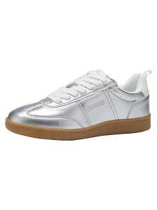 Kangaroos Sneakersy "K-SN Bug" w kolorze srebrnym rozmiar: 40. Szare trampki KangaROOS, bez wzorów, bez zapięcia. Za 127,35 zł.
