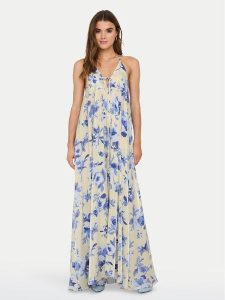 ONLY Sukienka letnia Mille 15323229 Écru Regular Fit. Kombinezony ONLY, na lato, l, bez wzorów, z wiskozy, bez kołnierzyka, bez ramiączek. Za 309,99 zł.