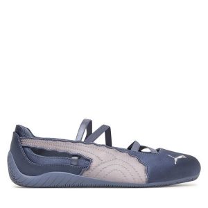 Baleriny Puma. Fioletowe balerinki Puma, bez wzorów, bez obcasa, bez zapięcia. Za 429,99 zł.
