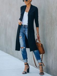 LA Angels Kardigan w kolorze czarnym rozmiar: S. Czarne kardigany LA Angels. Za 226,24 zł.