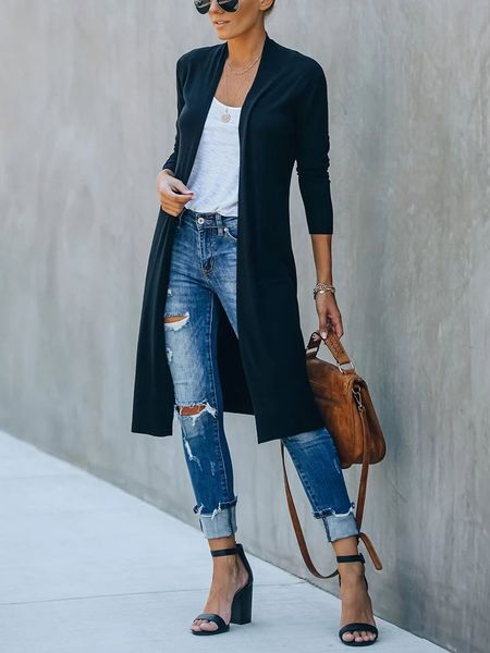 LA Angels Kardigan w kolorze czarnym rozmiar: S. Czarne kardigany LA Angels. Za 209,33 zł.