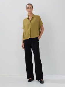 Someday Koszula w kolorze khaki rozmiar: 40. Brązowe koszule someday., bez wzorów, bez kołnierzyka, bez ramiączek. Za 153,95 zł.