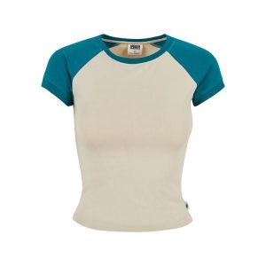 Koszulka retro court damska strecz Koszulka Urban Classics Organic. Białe koszulki sportowe Urban Classics, bez wzorów, bez ramiączek. Za 152,50 zł.