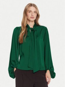 Rinascimento Bluzka CFC0126202003 Zielony Loose Fit. Zielone bluzki Rinascimento, m, bez wzorów, z syntetyku, bez kołnierzyka, bez ramiączek. Za 309,99 zł.