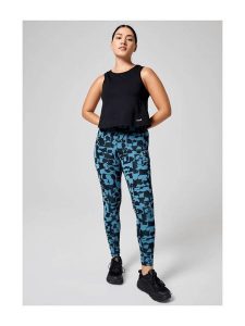 Legginsy Casall Essential Tights Printed 40. Niebieskie legginsy Casall, bez wzorów, z elastanu, z podwyższonym stanem, długie. Za 259,00 zł.