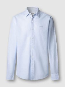 Pepe Jeans Koszula "Payton" w kolorze błękitnym rozmiar: XL. Niebieskie koszule Pepe Jeans, xl, bez wzorów, z jeansu, bez kołnierzyka, bez ramiączek. Za 173,99 zł.