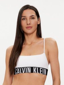 Calvin Klein Underwear Biustonosz top 000QF7631E Biały. Białe biustonosze Calvin Klein Underwear, s, bez wzorów, z syntetyku, bez kołnierzyka, bez ramiączek. Za 129,99 zł.
