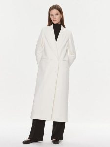 IVY OAK Płaszcz przejściowy IO1122F9049 Écru Regular Fit. Płaszcze IVY & OAK, bez wzorów, z syntetyku, bez kaptura. Za 969,99 zł.