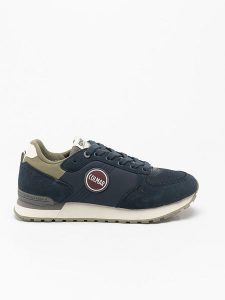 COLMAR Sneakersy w kolorze oliwkowo-granatowym rozmiar: 42. Brązowe trampki Colmar, bez wzorów, z materiału, bez zapięcia. Za 305,70 zł.