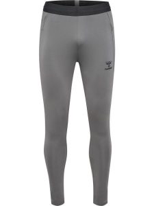 Legginsy Hummel Pro. Szare legginsy Hummel, bez wzorów, z materiału, z standardowym stanem. Za 302,50 zł.