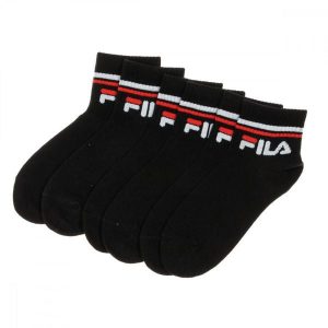 Skarpety Fila Fila Quarter Plain N Czarny. Czarne skarpetki Fila, bez wzorów. Za 124,99 zł.
