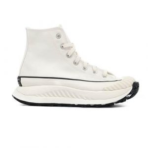 Buty do chodzenia damskie Converse Chuck 70 Atcx HI. Białe buty sportowe Converse, bez wzorów, z bawełny, bez zapięcia, trekkingowe. Za 299,00 zł.
