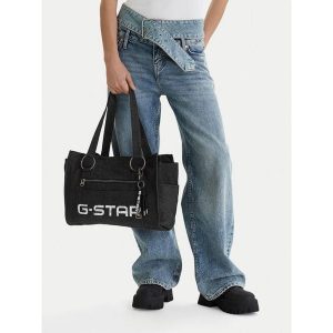 Torebka G-Star Raw. Czarne shopper bag G-Star Raw, bez wzorów, bez dodatków. Za 199,99 zł.