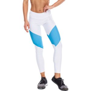 Legginsy w kolorze biało-błękitnym. Legginsy marki Haby, Mr Gugu Ms Go. W wyprzedaży za 114,95 zł.