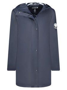 Geographical Norway Parka "Curieuse" w kolorze granatowym rozmiar: XL. Niebieskie płaszcze Geographical Norway, xl, z aplikacjami, bez kaptura. Za 232,78 zł.