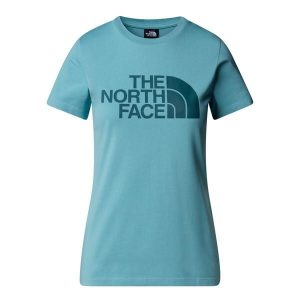 The North Face Koszulka S/S Easy Nf0A8A6Ddou. Niebieskie koszulki sportowe The North Face, bez wzorów, bez ramiączek. Za 105,99 zł.