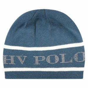 Kapelusz damski HV Polo Alice. Niebieskie kapelusze HV POLO, bez wzorów, z dzianiny, eleganckie. Za 231,50 zł.