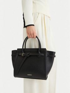 Lasocki Torebka CEO-LSK-X-003-09 Czarny. Czarne torebki klasyczne Lasocki, bez wzorów, z materiału, bez dodatków. Za 219,99 zł.