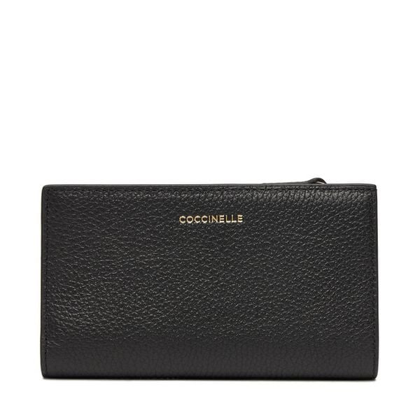 Portfel Coccinelle. Czarne portfele Coccinelle, bez wzorów. Za 379,99 zł.