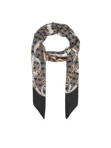 Guess Chusta AW5412 POL03 Czarny. Czarne apaszki i chusty Guess, z aplikacjami, z poliesteru. Za 139,99 zł.