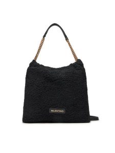 Valentino Torebka Qube VBS8DO07PLC Czarny. Czarne torebki klasyczne Valentino, bez wzorów, z materiału, bez dodatków. Za 399,99 zł.