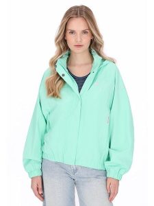 Schmuddelwedda Kurtka przejściowa w kolorze miętowym rozmiar: L. Zielone kurtki Schmuddelwedda, l, bez wzorów, bez kaptura. Za 260,99 zł.