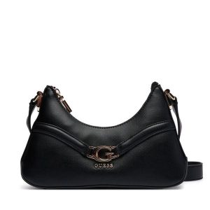Torebka Guess. Czarne listonoszki Guess, z aplikacjami, bez dodatków. Za 399,99 zł.