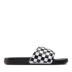 Klapki Vans. Czarne kalosze Vans, bez wzorów. Za 119,99 zł.