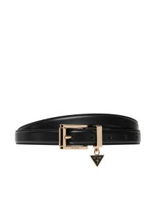 Guess Pasek Damski BW9254 P5325 Czarny. Czarne paski Guess, z aplikacjami, ze skóry. Za 169,99 zł.