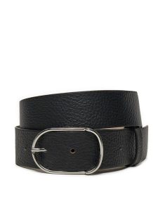 Gianni Chiarini Pasek Damski CNA 99037/08A GRN 13562 Czarny. Czarne paski Gianni Chiarini, bez wzorów, ze skóry. Za 249,99 zł.