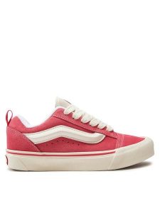 Vans Tenisówki Knu Skool VN0009QCBJ11 Różowy. Czerwone trampki Vans, bez wzorów, z materiału, bez zapięcia. Za 229,99 zł.