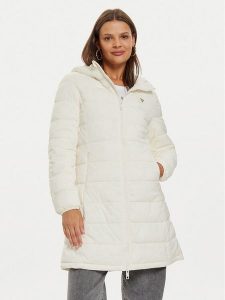 Guess Płaszcz zimowy New Aleta V4YL05 WF3X0 Écru Regular Fit. Kurtki Guess, na zimę, xxs, z aplikacjami, z syntetyku, bez kaptura. Za 489,99 zł.