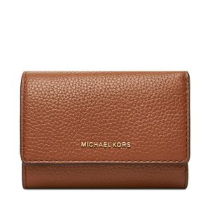 Portfel MICHAEL Michael Kors. Brązowe portfele MICHAEL Michael Kors, bez wzorów. Za 479,99 zł.