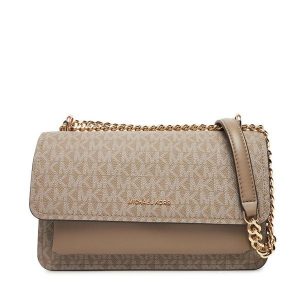 Torebka MICHAEL Michael Kors. Brązowe torebki wieczorowe MICHAEL Michael Kors, bez wzorów, bez dodatków. Za 699,99 zł.