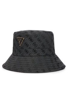 Guess Bucket AW5371 POL01 Szary. Szare rękawiczki Guess, z aplikacjami, z poliesteru. Za 199,99 zł.