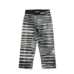 Damskie legginsy Nike Pro w kolorze brązowym. Brązowe legginsy Nike, bez wzorów. Za 85,16 zł.