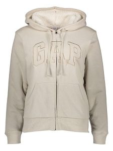 GAP Bluza w kolorze beżowym rozmiar: XL. Brązowe bluzy GAP, xl, bez wzorów, bez kaptura. Za 154,95 zł.