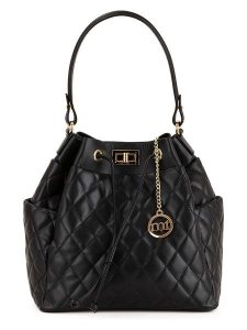 Mia Tomazzi Skórzana torebka "Brusuglio" w kolorze czarnym - 28 x 27 x 17 cm rozmiar: onesize. Czarne torebki klasyczne Mia Tomazzi, bez wzorów, z materiału, bez dodatków. Za 298,67 zł.