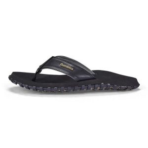 Japonki Gumbies Vegovert Flip-Flops GU-FFVEG001 czarne. Czarne klapki bez wzorów, bez obcasa. Za 302,37 zł.