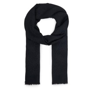 Szal Liu Jo. Czarne szaliki Liu Jo, bez wzorów. Za 249,99 zł.