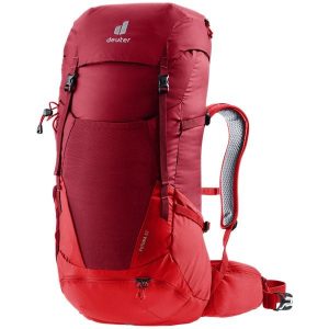 Plecak z siatką dystansową Deuter Futura 32 - masala/cherry. Czerwone plecaki Deuter. Za 582,99 zł.
