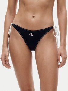 Calvin Klein Swimwear Dół od bikini LV00Q61215 Czarny. Czarne bikini Calvin Klein Swimwear, bez wzorów, z syntetyku. Za 189,99 zł.