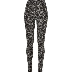 Legginsy damskie Urban Classics Soft AOP. Czarne legginsy Urban Classics, bez wzorów. Za 134,50 zł.
