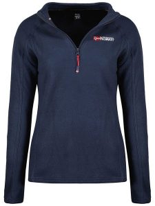Geographical Norway Bluza polarowa "Tug" w kolorze granatowym rozmiar: onesize. Niebieskie bluzy Geographical Norway, bez wzorów, z polaru, bez kaptura. Za 61,46 zł.