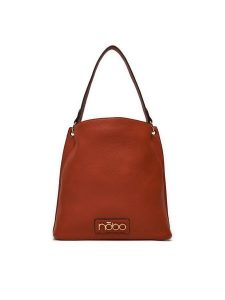 Nobo Torebka BAGT880-K003 Brązowy. Brązowe torebki klasyczne NOBO, bez wzorów, ze skóry, bez dodatków. Za 119,99 zł.